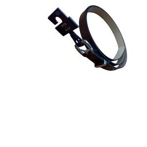 Ava & Viv Womens Brown Belt 4XL With Metal Buckle Faux Leather Man-Made Material